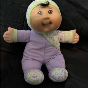 Purple and Green Cabbage Patch Doll